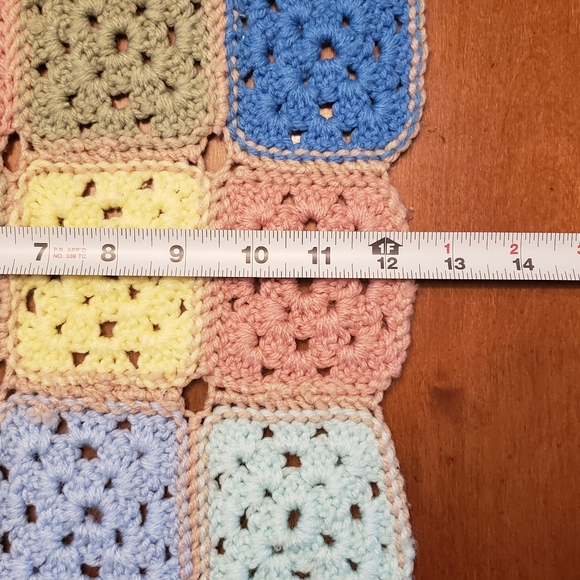 Colorful Hand-Crochet Table-Runner - Picture 6 of 8